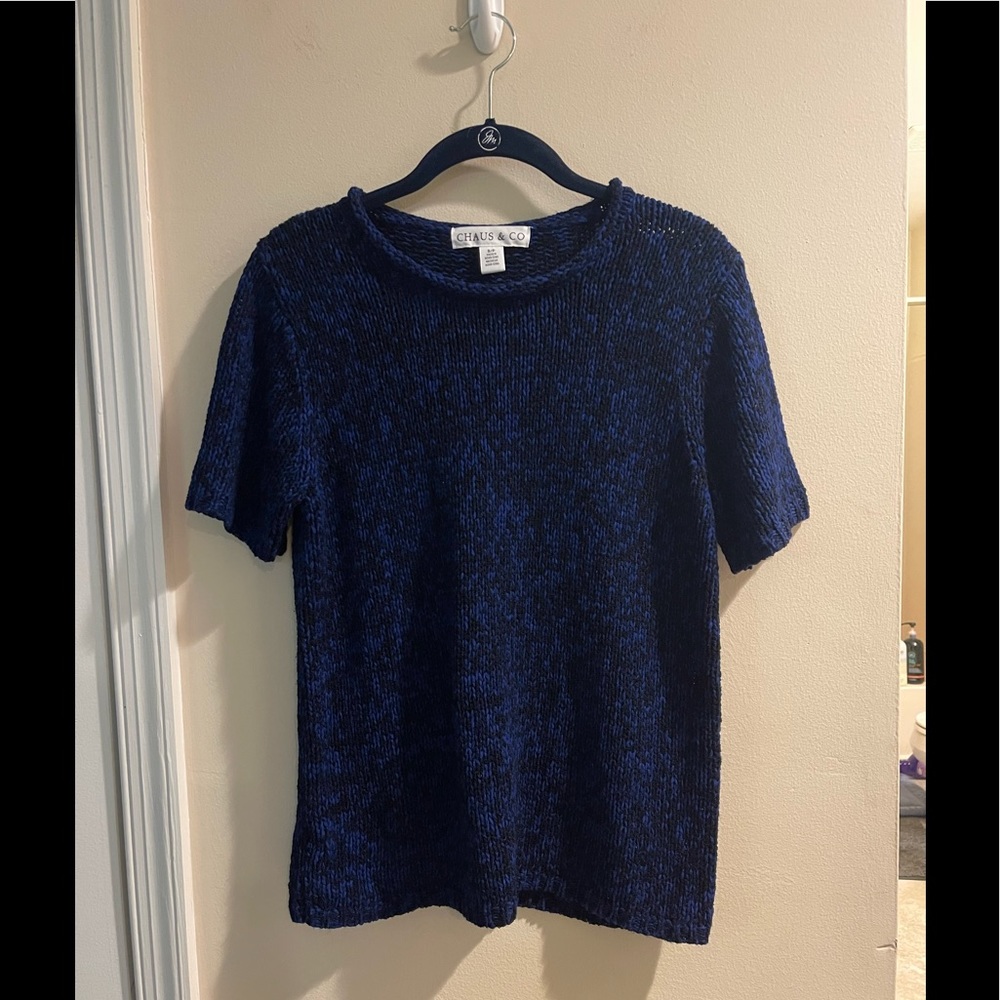 Chaus & Co Short sleeve sweater